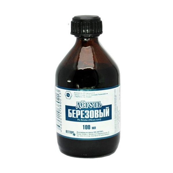 деготь березовый 100 мл